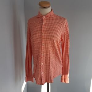Grand Sasso NWOT stretch button down shirt S 14